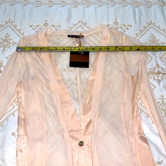 NWT light pink cardigan. Size small - Picture 9 of 9